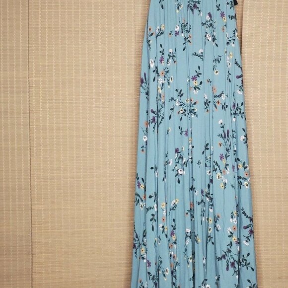 Women's Size Small Boutique Dress Floral Side Split New Maxi - Picture 5 of 12